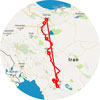glimpse of iran s rural life tour map